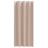 vidaXL M&ouml;rkl&auml;ggningsgardiner med Ringar 2 pcs Taupe 245 x 140 cm