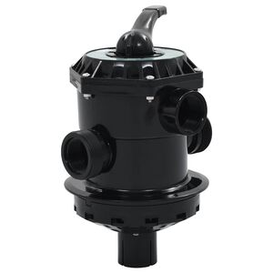 vidaXL 6-v&auml;gsventil f&ouml;r sandfilter ABS 1,5
