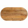 vidaXL Bordsskiva 140x60x2,5 cm oval massivt mangotr&auml;
