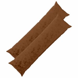 vidaXL Kasta Kudde 2 st HEERLEN Ljusbrun 40 x 145 cm Flanell
