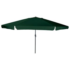 vidaXL Tr&auml;dg&aring;rdsparasol Gr&ouml;n 394 x 394 x 248 cm Polyester och St&aring;l
