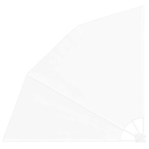 vidaXL Balkongsk&auml;rm 140 x 140 cm Polyester Vit