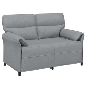 vidaXL Soffa 100% polyester metallram MDF, Plywood