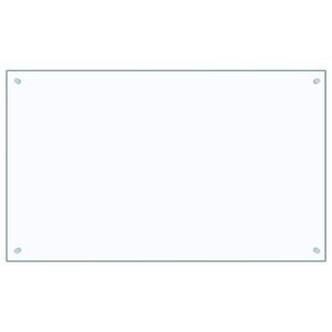 vidaXL St&auml;nkskydd transparent 100x60 cm h&auml;rdat glas