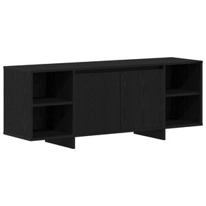 vidaXL TV-sk&aring;p 130 x 35 x 50 cm Svart ek Konstruerat tr&auml;