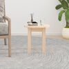 vidaXL Soffbord &Oslash; 35x35 cm massiv furu