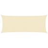 vidaXL Solsegel 160 g/m² gräddvit 2x4,5 m HDPE