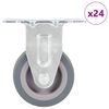 vidaXL Fasta hjul 24 st 50 mm
