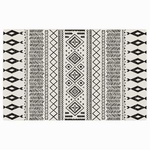 vidaXL Matta kort lugg flerf&auml;rgad inomhus/utomhus 190x300 cm halkfri