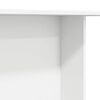 vidaXL Matbord vit 110x60x75 cm konstruerat tr&auml;