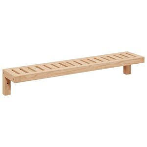 vidaXL V&auml;ggh&auml;ngande st&auml;ll V&auml;ggmonterad Naturf&auml;rg 62 x 10 x 12,5 cm