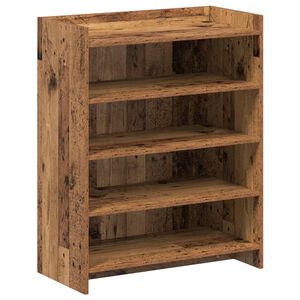 vidaXL Skosk&aring;p Gammalt tr&auml; 73,5 x 36 x 92 cm Konstruerat tr&auml;