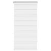 vidaXL Zebragardin 60,9x120 cm Tygbredd 56,7 cm vit
