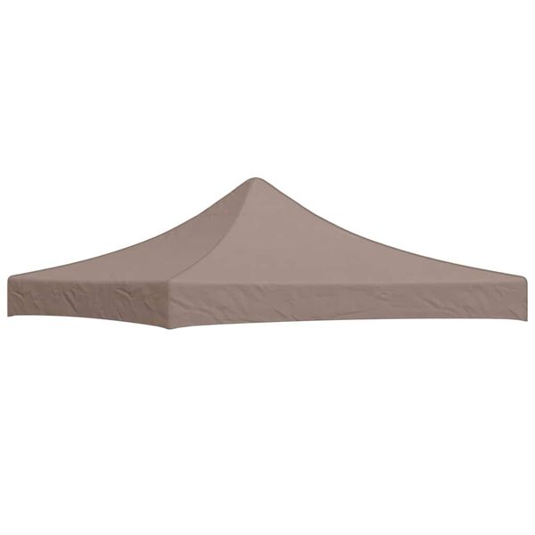 vidaXL Tak till partytält 3x3 m taupe 270 g/m²