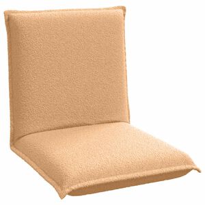 vidaXL Justerbar golvstol Beige Sj&ouml;f&aring;ls tyg