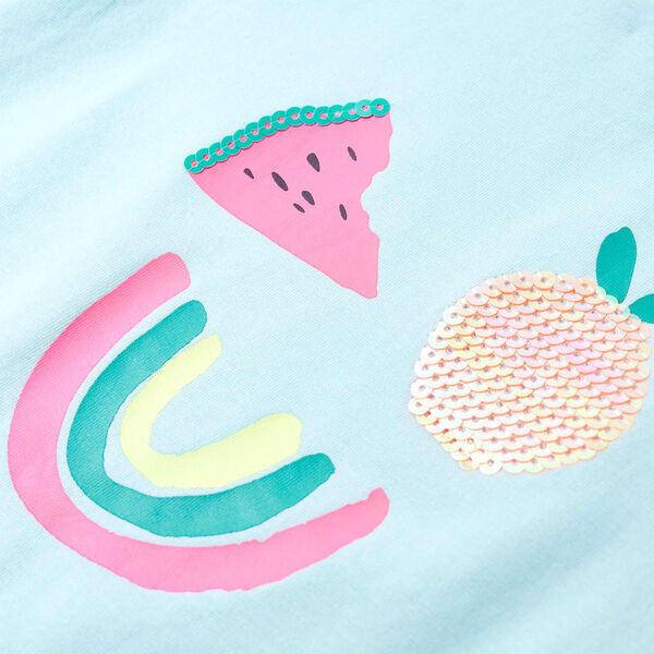 T-shirt f&ouml;r barn ljusbl&aring; 116