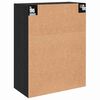 vidaXL V&auml;ggsk&aring;p Svart ek 69.5 x 34 x 90 cm Konstruerat tr&auml;