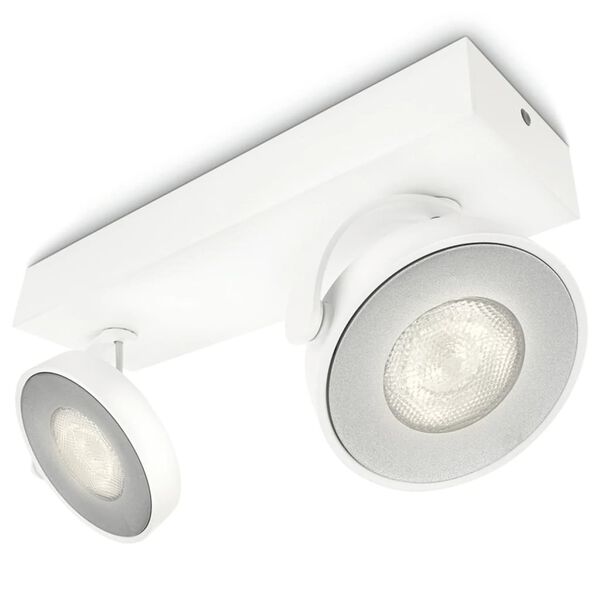 Philips myLiving LED-spotlight Clockwork 2x4,5 W vit 531723116