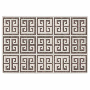 vidaXL Matta kort lugg flerf&auml;rgad inomhus/utomhus 120x180 cm halkfri