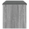 vidaXL Hallb&auml;nk med kudde Gr&aring; Sonoma 83 x 38 x 40 cm