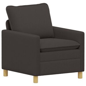 vidaXL Soffa M&ouml;rkgr&aring; 76 x 81 x 87,5 cm Tyg