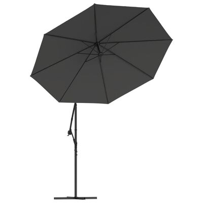 vidaXL Reservtyg för frihängande parasoll antracit 350 cm