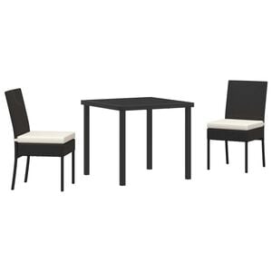 vidaXL Tr&auml;dg&aring;rdsm&ouml;belset 5 pcs Gr&aring; Pulverlackerat st&aring;l