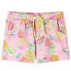 Barnshorts med sn&ouml;re mild rosa 116