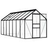 vidaXL V&auml;xthus antracit aluminium 8,17 m&sup3;