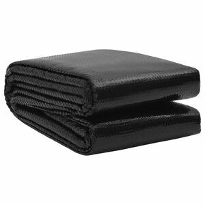 vidaXL Solar Pool Cover Tung Kvalitet &Oslash; 417 cm 200 &mu;m Rund PE Svart
