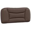 vidaXL Headboard Cushion "Hvar" Brown 80 cm Faux Leather