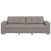 vidaXL Soffa Taupe 221 x 78 x 80 cm tyg
