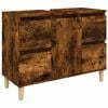 vidaXL Tv&auml;ttst&auml;llssk&aring;p r&ouml;kf&auml;rgad ek 80x33x60 cm konstruerat tr&auml;