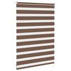 vidaXL Rullgardin zebra brun 95x100 cm tyg bredd 90,9 cm polyester