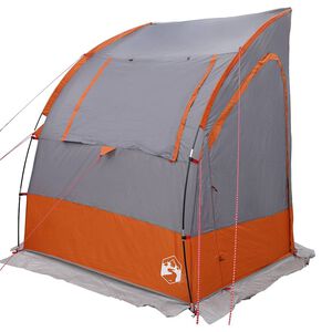 vidaXL Baklucket&auml;lt person 194 x 180 x 210 cm Gr&aring; och orange taffeta