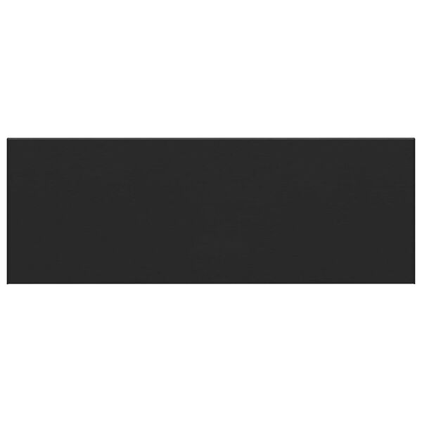 vidaXL F&ouml;nsterbr&auml;da Svart med tr&auml;&aring;dring 120 x 50 x 4,5 cm PVC