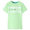 T-shirt f&ouml;r barn neongr&ouml;n 104