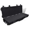 vidaXL Vapenv&auml;ska vattent&auml;t 114x42x15cm svart plast
