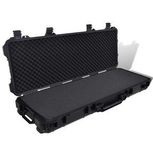 vidaXL Vapenv&auml;ska vattent&auml;t 114x42x15cm svart plast