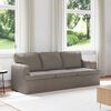 vidaXL Soffa Taupe 201 x 80 x 85 cm tyg