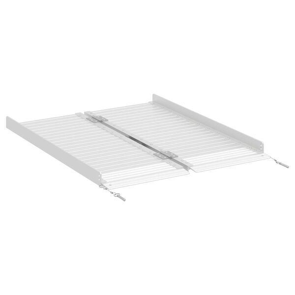 vidaXL Ramp f&ouml;r rullstol 270 kg Silver 92 x 73 x 5 cm Aluminium