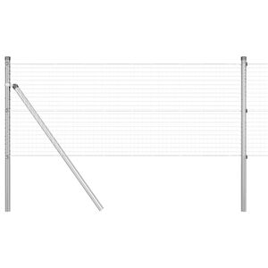 vidaXL St&auml;ngselstolpe Silver