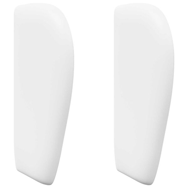 vidaXL S&auml;nggavel &Ouml;ra Ren Vit 40 x 23 x 6 cm Skum och konstruerat tr&auml;