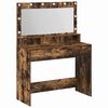 vidaXL Smyckebord R&ouml;kt ek 100 x 41 x 135 cm Konstruerat tr&auml;