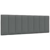 vidaXL Bed with Mattress "Hanko" Dark Grey 140x200 cm Fabric
