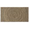 vidaXL Omr&aring;desmattor Naturlig och svart 100 x 200 cm Jute