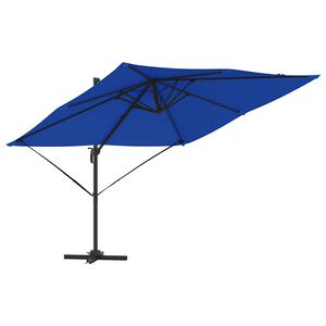 vidaXL Roma Parasol Bl&aring; 286 x 284 x 265 cm Aluminium och Polyester