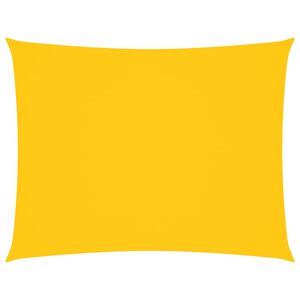 vidaXL Solsegel oxfordtyg rektangul&auml;rt 6x8 m gul