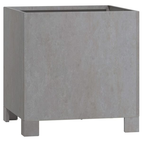 vidaXL Odlingslåda med ben rostfärgad 30x30x30 cm rosttrögt stål