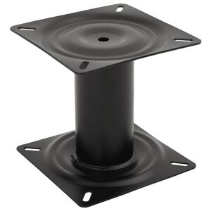 vidaXL Bas f&ouml;r b&aring;tsits svart 18 cm st&aring;l